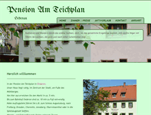Tablet Screenshot of pension-teichplan.de